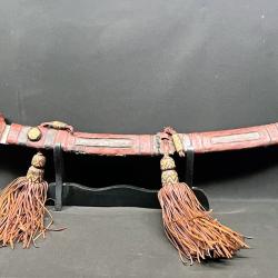 SUPERBE SABRE AFRICAIN ETHNIE TOMA, XIX&deg; SIECLE, AFRIQUE DE L'OUEST LIBERIA ET GUINEE, RARE, A VOIR
