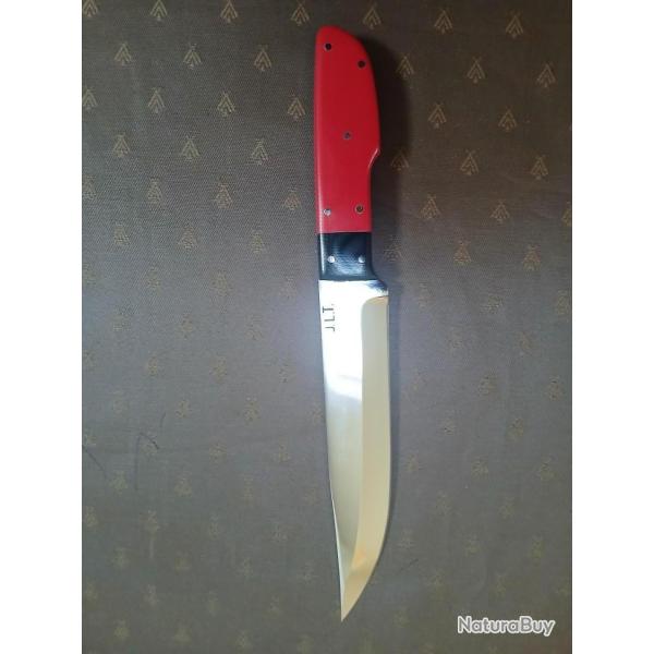 ( MG ) G�rard Masse , lame 17,5 CMS manche en micarta .Tr�s maniable tranchant rasoir !!