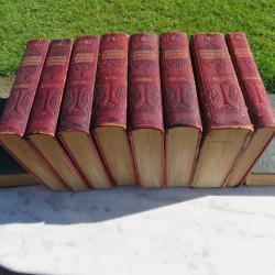 Collection compl&egrave;te du Nouveau Larousse illustr&eacute; en 7 Vol inclus les Suppl&eacute;ments -FRANCE (Vers 1900)