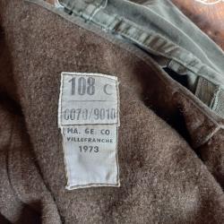 parka arm&eacute;e francaise