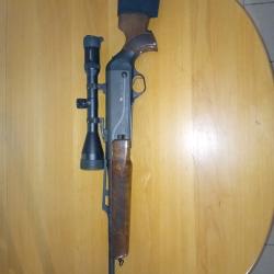 Carabine semi auto cal 300wm avec lunette swarovski Habicht 2.5/10/56 ridicule BE3 Montage pivot