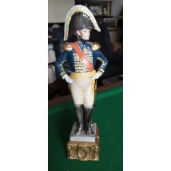 Soldat Napol&eacute;onien en porcelaine Capodimonte