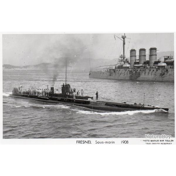 Carte Postale FRESNEL Sous-marin 1908 -N�8347