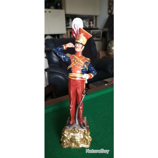 Soldat en porcelaine polychrome Capodimonte