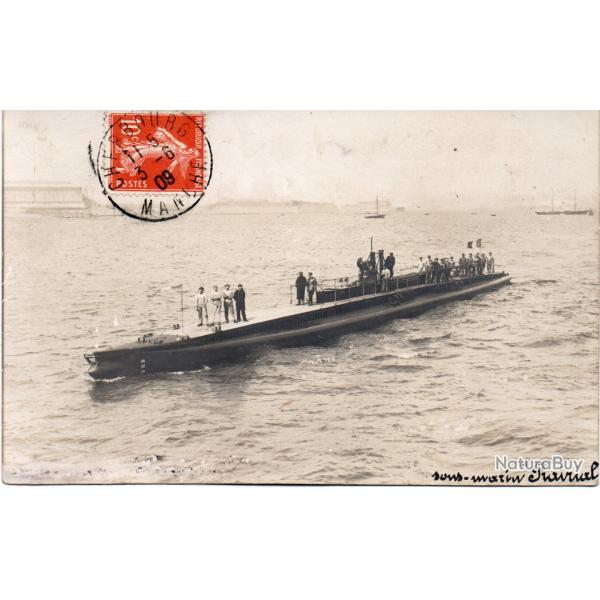 Carte Postale Ancienne - Sous-marin Pluvi�se  -N�8351