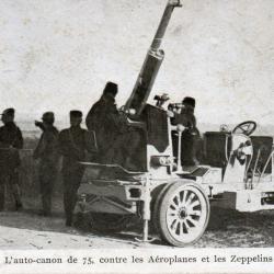 Carte Postale Ancienne - L'auto-canon de 75, contre les A&eacute;roplanes et les -N&deg;8355