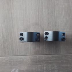 Collier aluminium rail de 11mm diam&egrave;tre 25,4