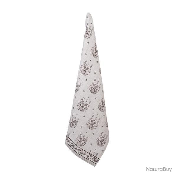 TORCHON  PETITS �CUSSONS CERF 50X70cm