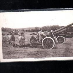 canon de 155 long schneider , artillerie camp de mailly