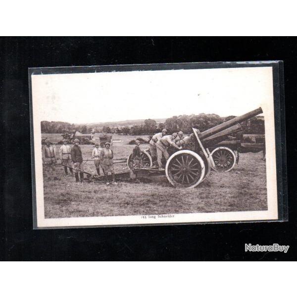 canon de 155 long schneider , artillerie camp de mailly