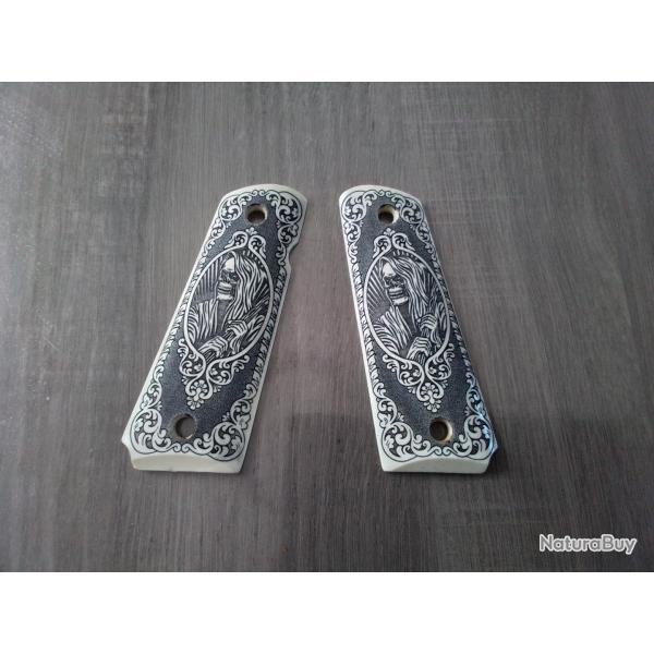 Plaquette poign�e pistolet pour M1911
