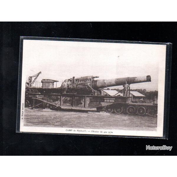 obusier de 400 mm , artillerie camp de mailly