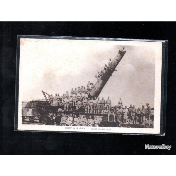 canon de 400 mm , artillerie camp de mailly