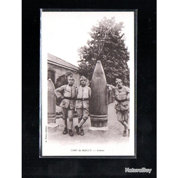 arsenal , artillerie camp de mailly obus de 520 mm