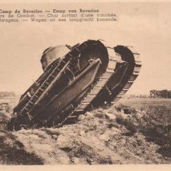 Carte Postale Char de Combat Camp de Beverloo -N&deg;8359