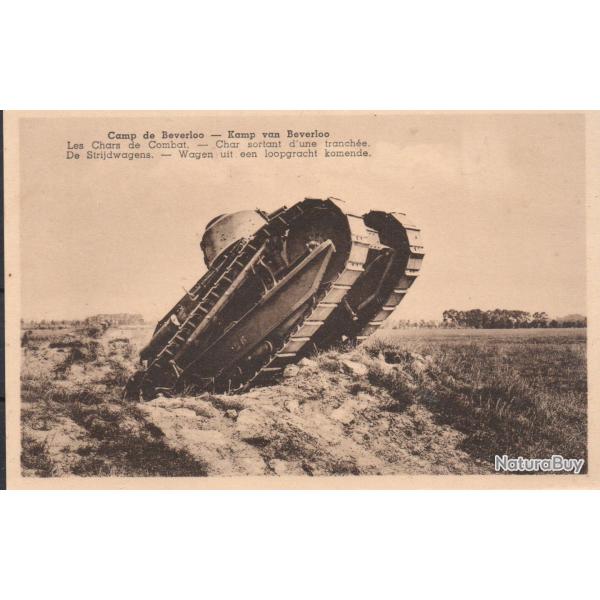 Carte Postale Char de Combat Camp de Beverloo -N�8359