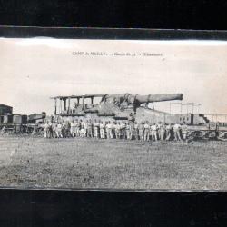 canon de 320 mm glissement  artillerie camp de mailly