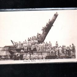 canon de 400 mm , artillerie camp de mailly , et servants