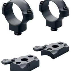 Montage amovible Leupold QR Quick and Release colliers de 30 mm hauteur Medium Mauser FN