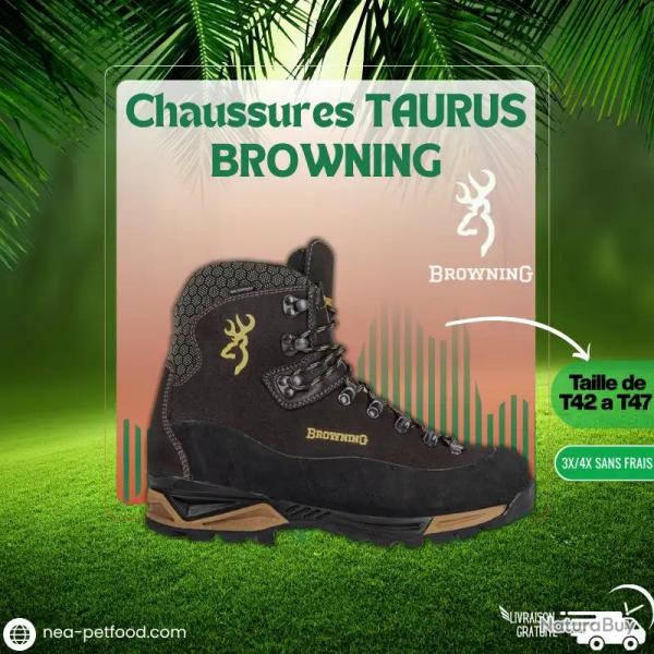 Chaussures TAURUS Browning Livraison offerte 42