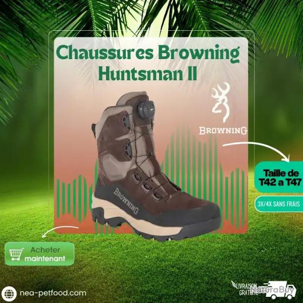 Chaussures Browning Huntsman II avec syst�me MOZ Liv Offerte 46