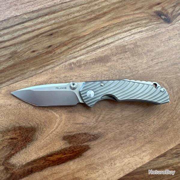 Ruike M671-TZ Titanium - �tat comme neuf - Manche Titane