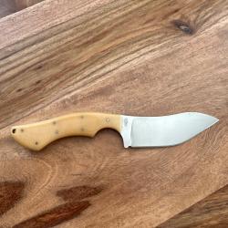 Philippe Gayant - Couteau fixe artisanal - micarta naturel