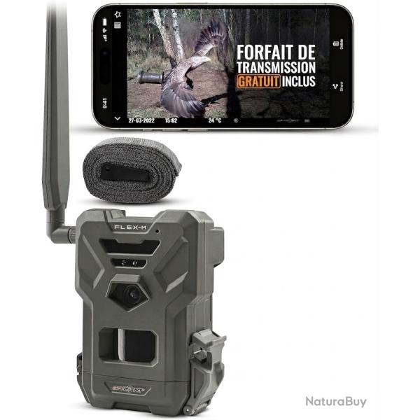 Cam�ra de Chasse SPYPOINT FLEX-M 28MP - Transmission Photos & Vid�os 4G LTE - Vision Nocturne 27m