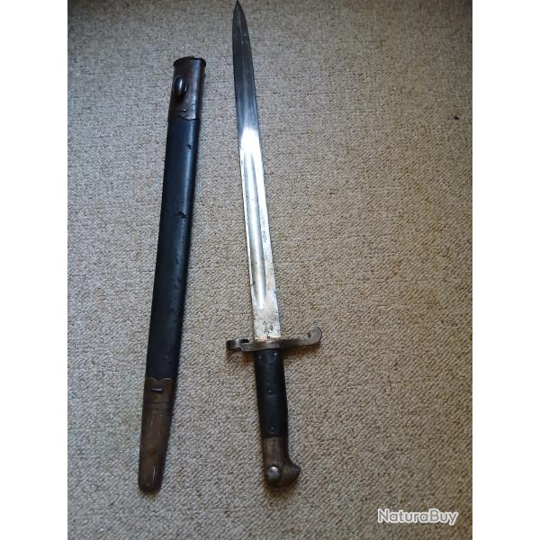 Ba�onnette britannique Martini Henry mod�le 1887 de fabrication Enfield