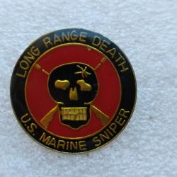 PINS US MARINE SNIPER LONG RANGE DEATH