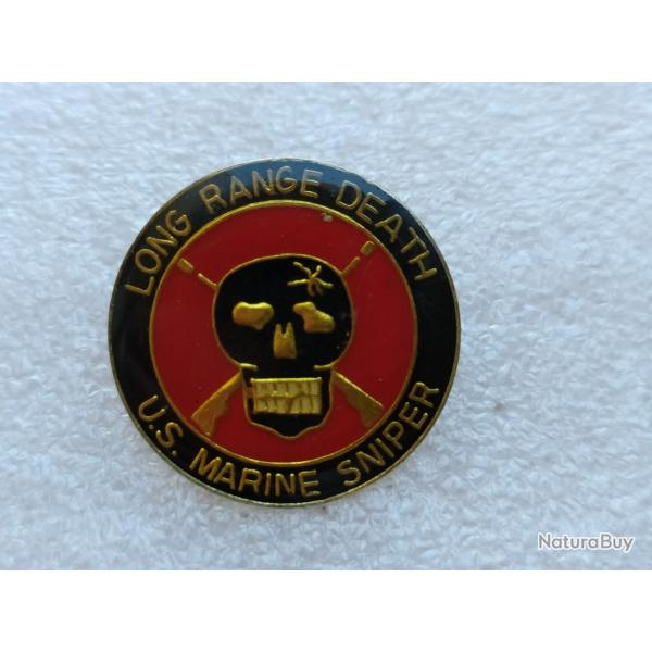 PINS US MARINE SNIPER LONG RANGE DEATH
