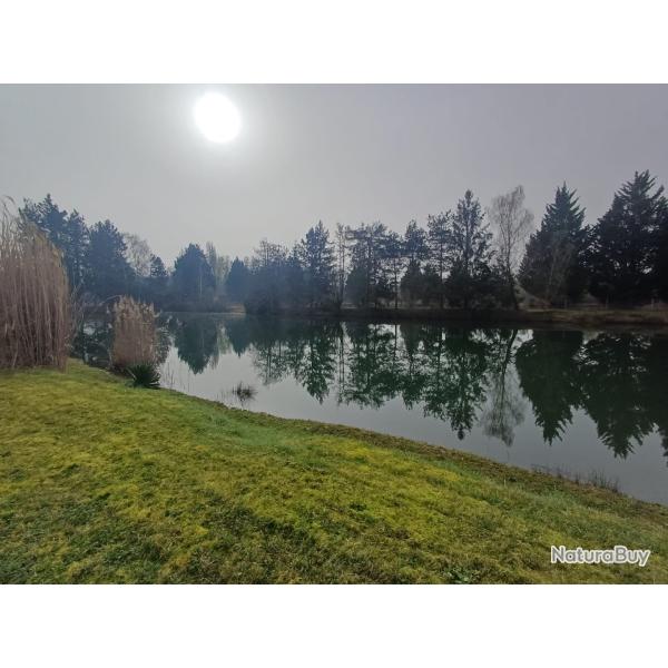 �tang priv� � louer - p�che, barbecue et nature - 1h de Paris