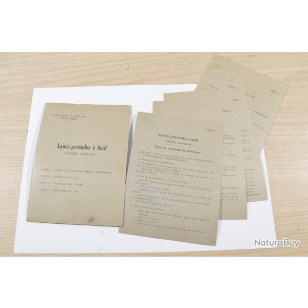 Notice Lance-Grenades � fusil Mod�le Am�ricain  Pointage ( Fusil 1903 U.S.A)  (20)