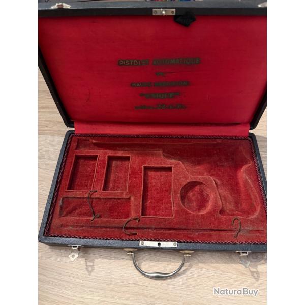 Coffret pour Pistolet 22 LR UNIQUE de la Manufacture d'armes des pyr�n�es Fran�aises
