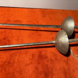Duo de fleuret d'entra&icirc;nement COULAUX KLINGENTHAL 88cm lame