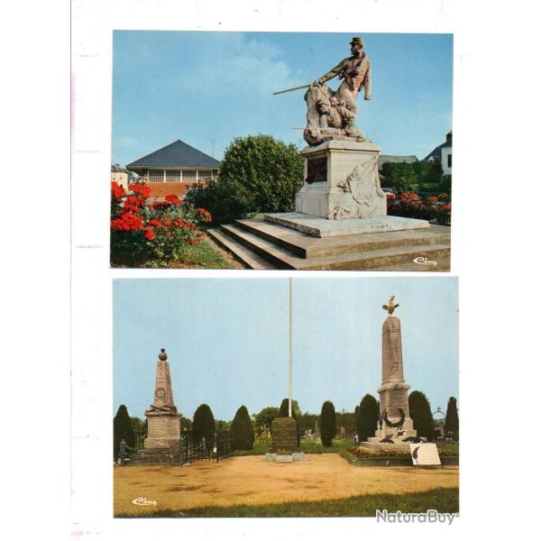 cpm formerie guerre de 1870,  monuments des 3 grandes guerres et place du fryer et le monument aux m