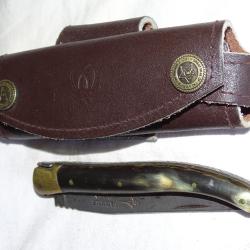 Etui &agrave; couteau en cuir de fabrication US de l'Oklahoma