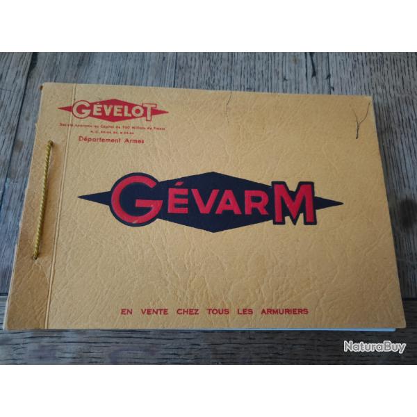 Catalogue carabine G�varm GEVELOT arme 22 long rifle 1959