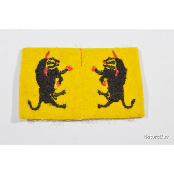 INSIGNES DE LA 11�ME ARMOURED patch brod� US Repro ? (20C)
