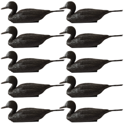 Formes de canard pilet mouss&eacute;s noirs - CHASSE EN CAMARGUE