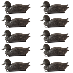 Formes de canard siffleur mouss&eacute;s noirs - CHASSE EN CAMARGUE