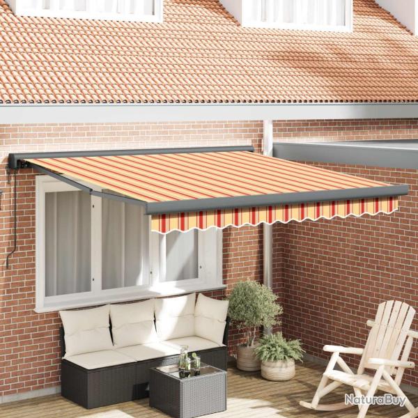 Auvent r�tractable Jaune et Orange 300 x 250 x 165 cm