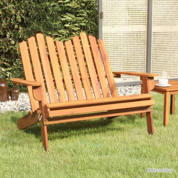 Banc de Adirondack 126 cm bois massif d'acacia