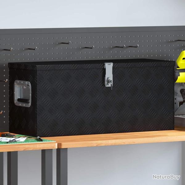 Bo�te en aluminium 80x30x35 cm Noir