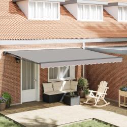 Cadre d'auvent Gris clair 450 &times; 300 cm