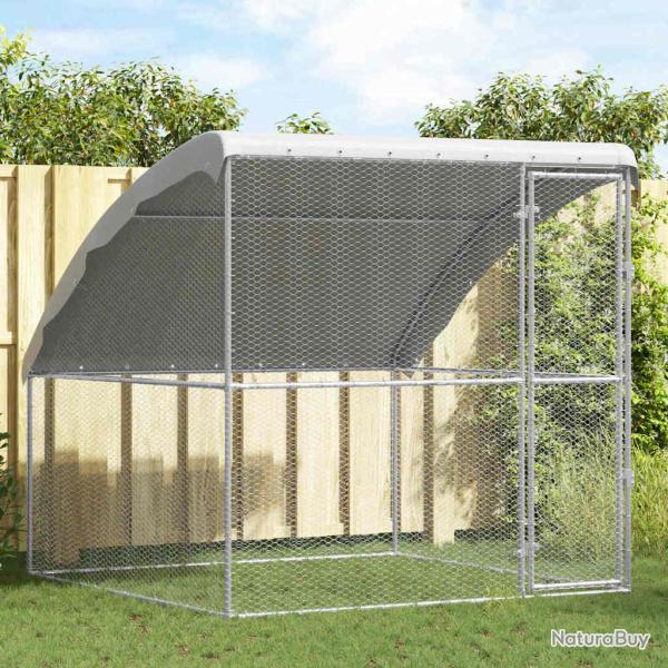 Cage � poules Argent� 2 x 2 x 2 m Acier galvanis�