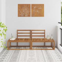 Canap&eacute; d'ext&eacute;rieur en bout 2 Pi&egrave;ce Naturel 182,5 x 63 x 73 cm