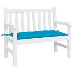 Coussin de banc de bleu clair 100x50x7 cm tissu oxford