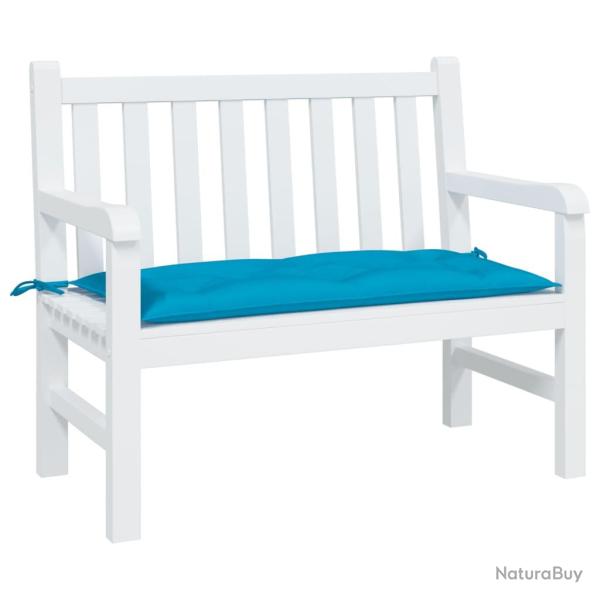 Coussin de banc de bleu clair 100x50x7 cm tissu oxford