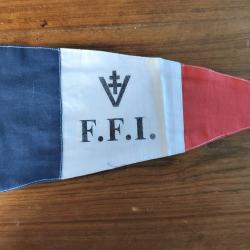 Copie Fanion FFI coton reproduction militaria ww2